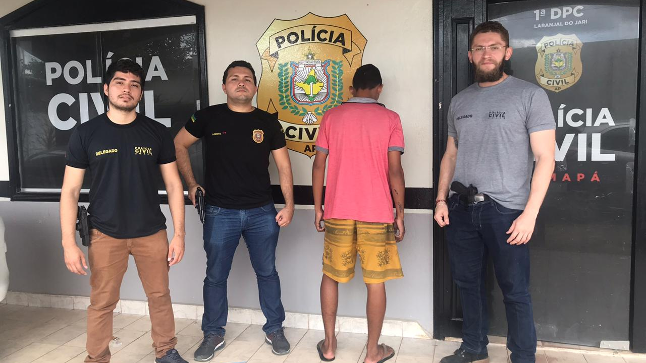 POLÍCIA CIVIL PRENDE MEMBRO DE FACÇÃO ACUSADO PELO CRIME DE ROUBO EM LARANJAL DO JARI